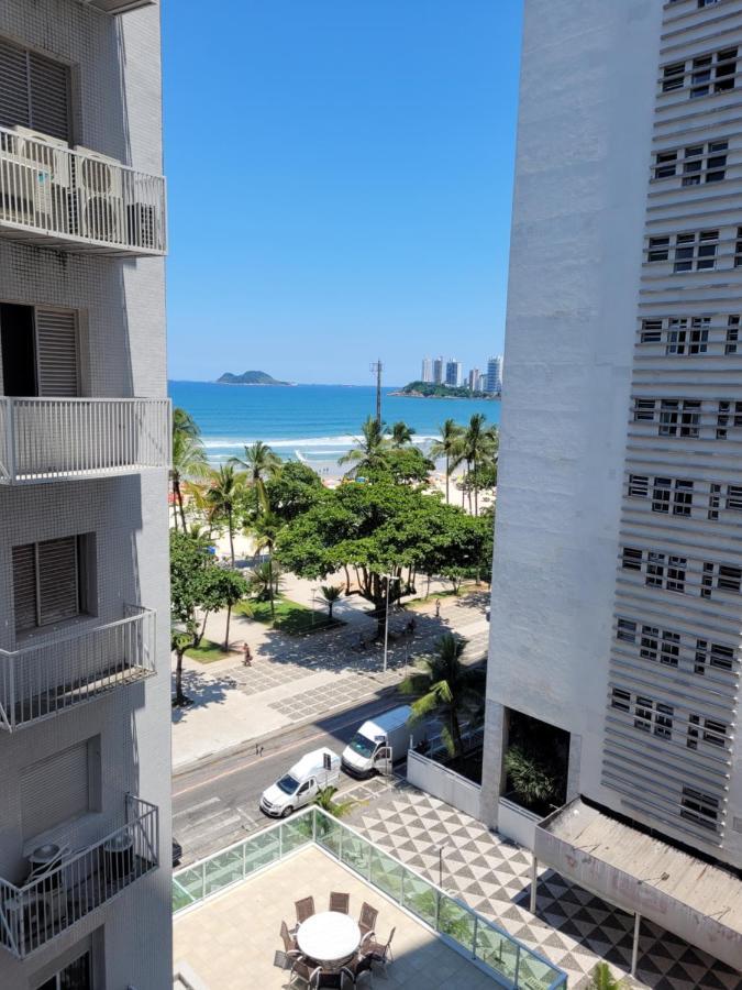 Vista Da Praia! Melhor Local Da Cidade! Guarujá Eksteriør billede